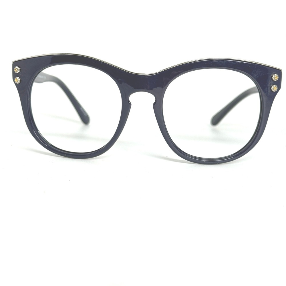 Coach HC 8190 L1611 Navy Blue Round Eyeglasses Frames 51-19-140 542217 21743